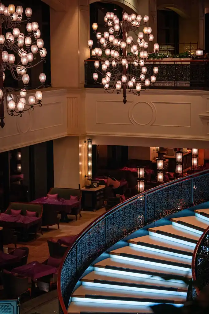 Grand hotel staircase architecture