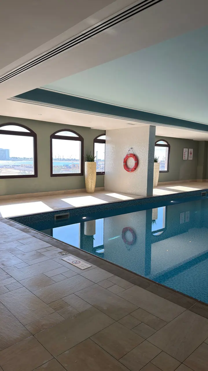 Indoor hotel pool