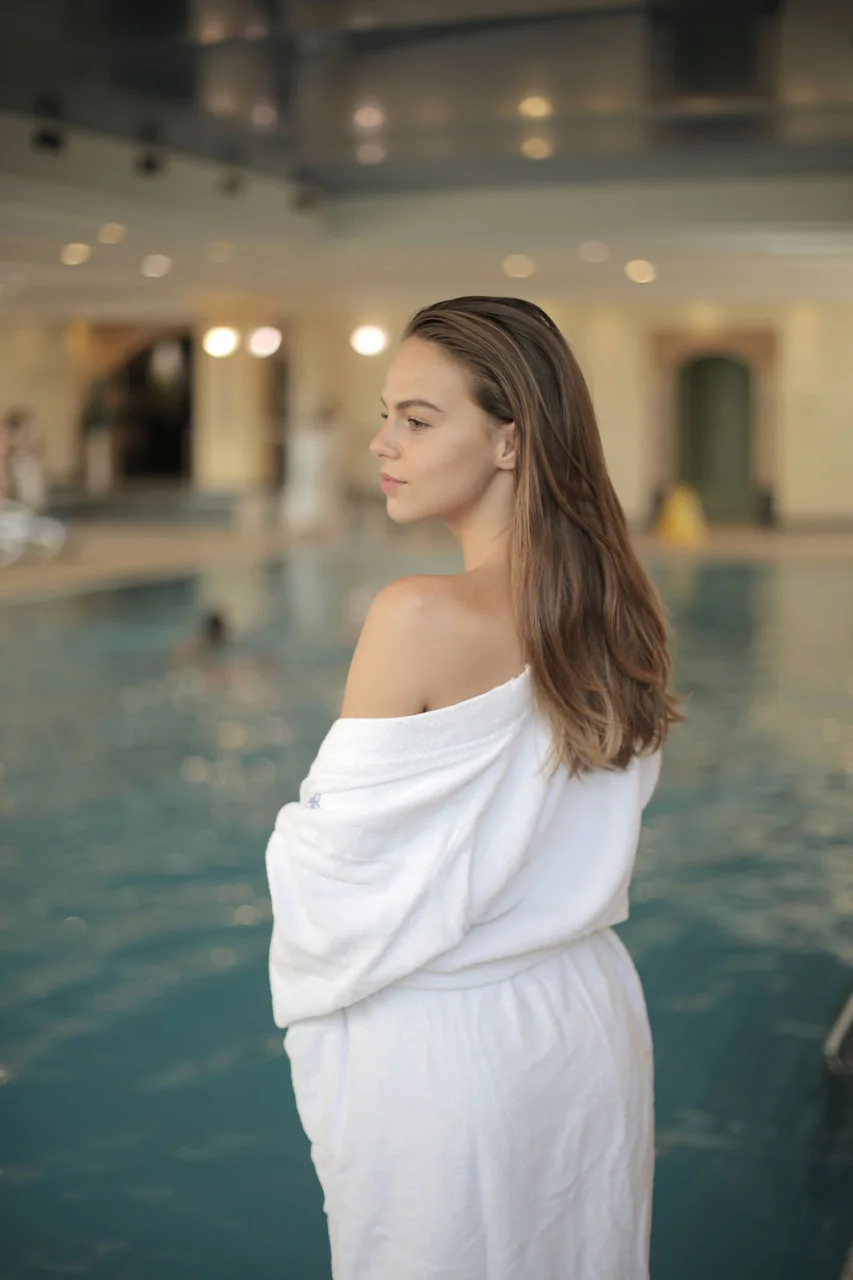 Serene spa and wellness area